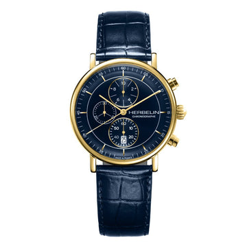 Herbelin Inspiration Chronograph Quartz Men's Watch | 35647P15 | Time Watch Specialists